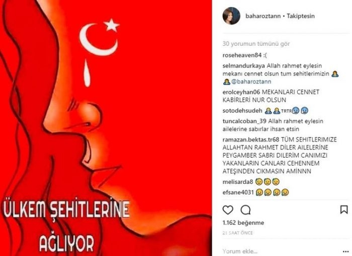 Ünlü isimlerin Instagram paylaşımları (12.02.2018)