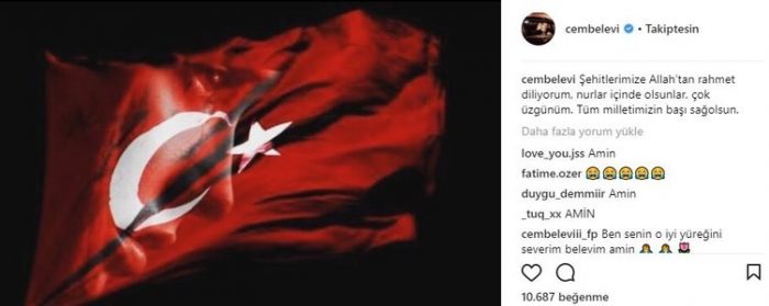 Ünlü isimlerin Instagram paylaşımları (12.02.2018)