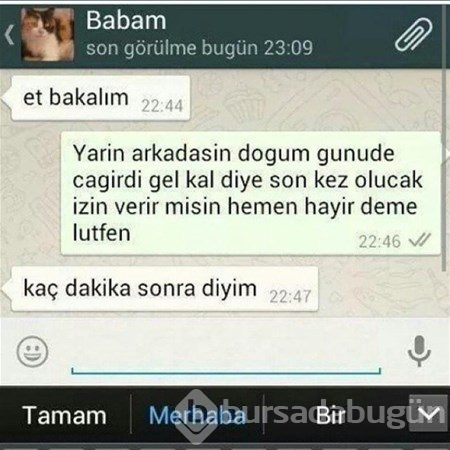 Efsane olmuş whatsapp diyalogları