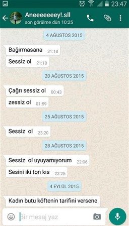 Efsane olmuş whatsapp diyalogları
