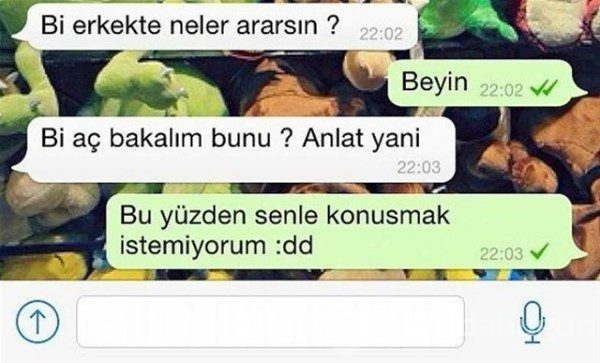 Efsane olmuş whatsapp diyalogları