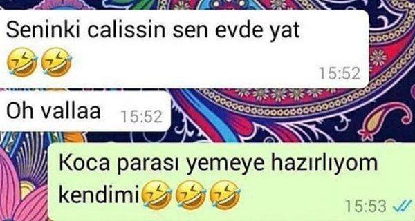 Efsane olmuş whatsapp diyalogları