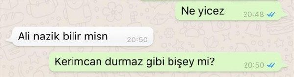 Efsane olmuş whatsapp diyalogları