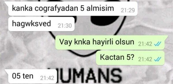 Efsane olmuş whatsapp diyalogları