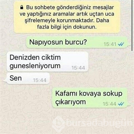 Efsane olmuş whatsapp diyalogları