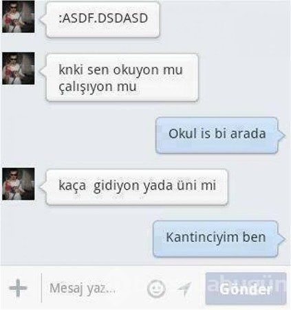 Efsane olmuş whatsapp diyalogları