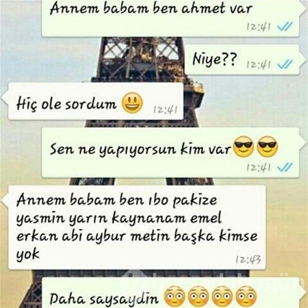 Efsane olmuş whatsapp diyalogları
