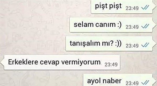 Efsane olmuş whatsapp diyalogları