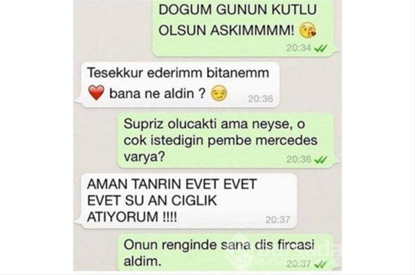 Efsane olmuş whatsapp diyalogları