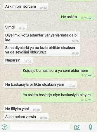 Efsane olmuş whatsapp diyalogları
