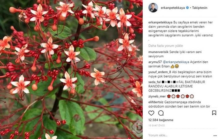 Ünlülerin Instagram paylaşımları (13.02.2018)
