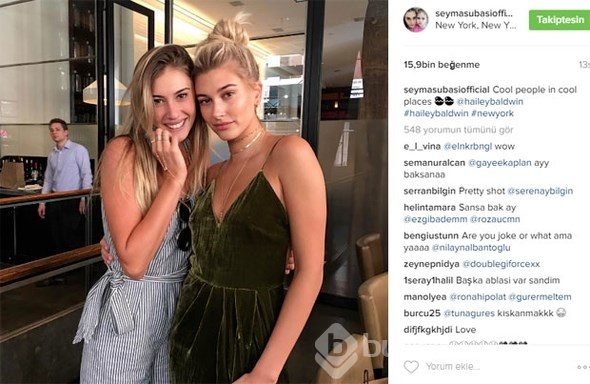Şeyma Subaşı ile Hailey Baldwin arasındaki benzerlik

