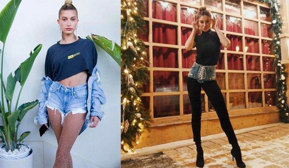 Şeyma Subaşı ile Hailey Baldwin arasındaki benzerlik
