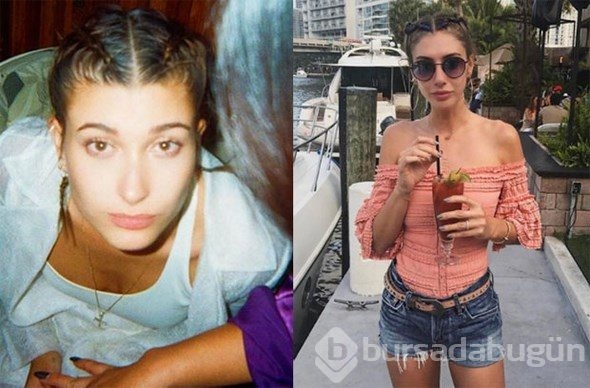 Şeyma Subaşı ile Hailey Baldwin arasındaki benzerlik
