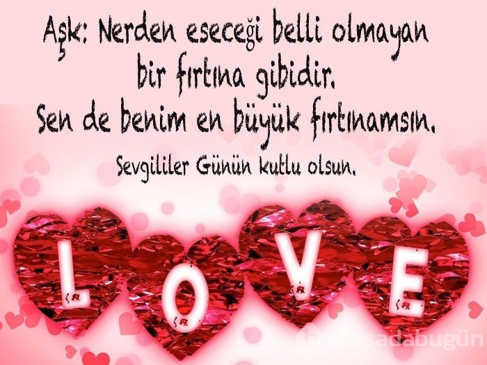 14 Şubat Sevgililer Günü mesajları burada!
