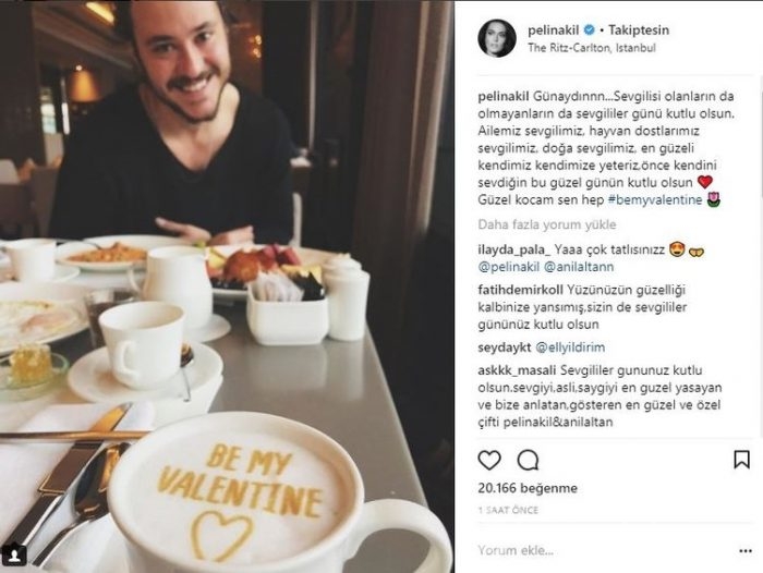 Ünlü isimlerin Instagram paylaşımları (14.02.2018)