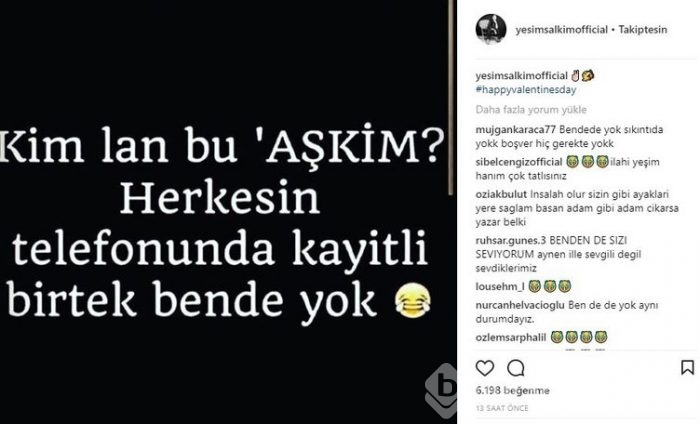 Ünlü isimlerin Instagram paylaşımları (14.02.2018)