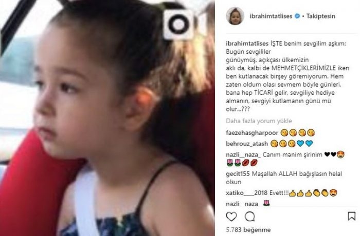 Ünlü isimlerin Instagram paylaşımları (14.02.2018)