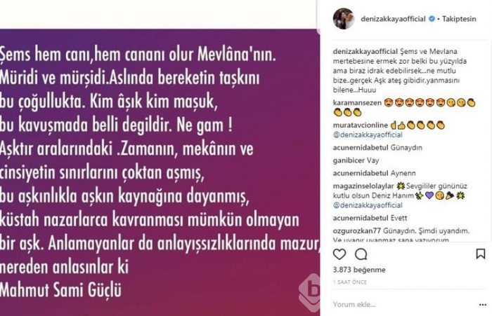 Ünlü isimlerin Instagram paylaşımları (14.02.2018)