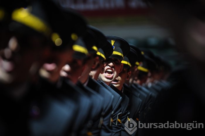 Bursa Işıklar Jandarma Astsubay Eğitim Merkezi Komutanlığı ant içme töreni