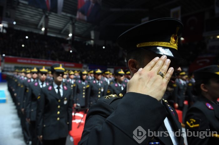 Bursa Işıklar Jandarma Astsubay Eğitim Merkezi Komutanlığı ant içme töreni