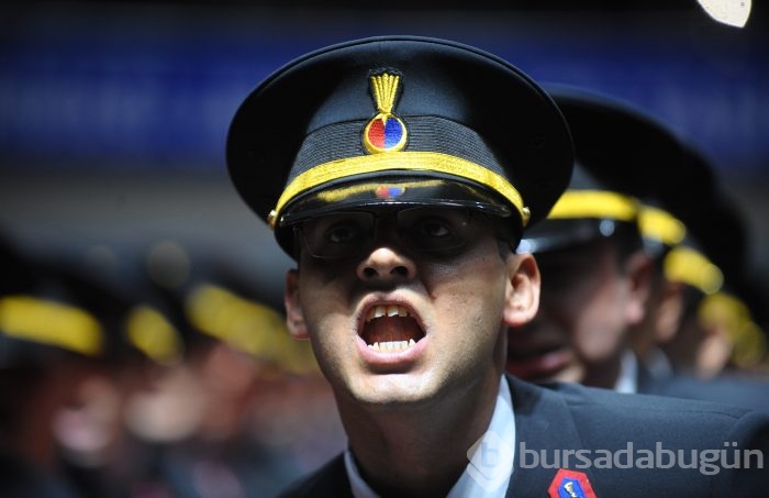 Bursa Işıklar Jandarma Astsubay Eğitim Merkezi Komutanlığı ant içme töreni