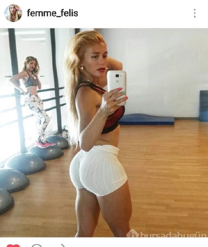 Fitness uzmanı Türk kızı Femme Felis