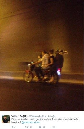 Trafikte karşılaşılan ilginç anlar
