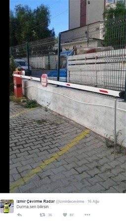 Trafikte karşılaşılan ilginç anlar
