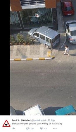 Trafikte karşılaşılan ilginç anlar
