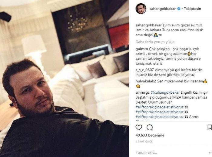 Ünlülerin Instagram paylaşımları (19.02.2018)