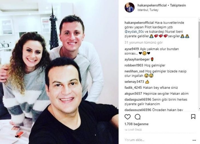 Ünlülerin Instagram paylaşımları (19.02.2018)