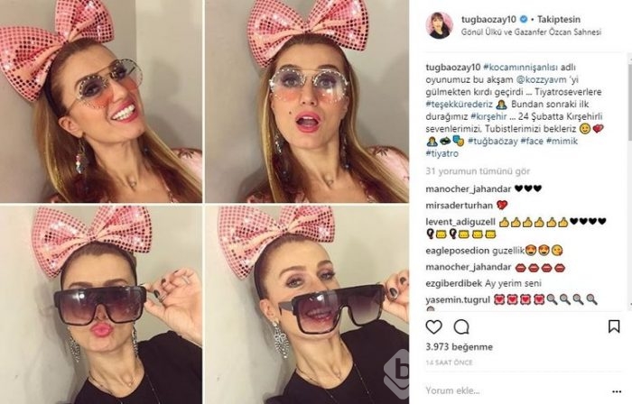 Ünlülerin Instagram paylaşımları (19.02.2018)
