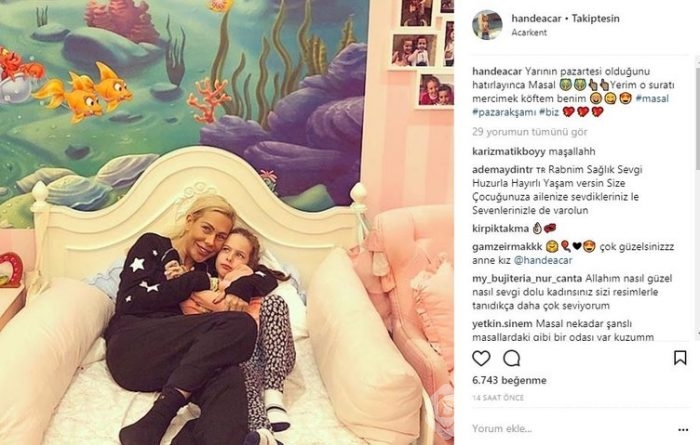 Ünlülerin Instagram paylaşımları (19.02.2018)
