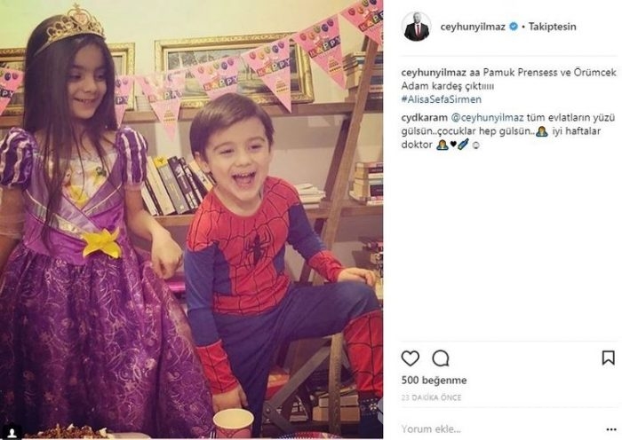 Ünlülerin Instagram paylaşımları (19.02.2018)