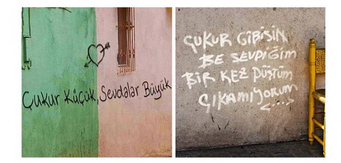 Çukur Dizisinin duvar yazıları