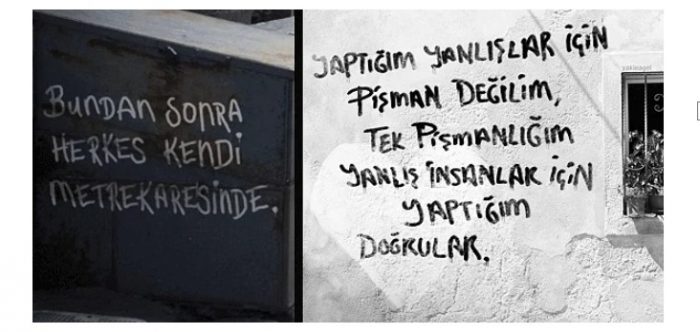 Çukur Dizisinin duvar yazıları