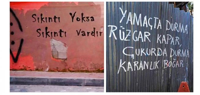 Çukur Dizisinin duvar yazıları