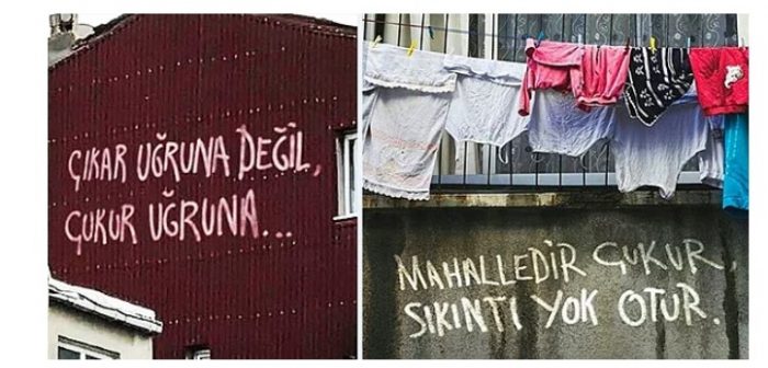 Çukur Dizisinin duvar yazıları
