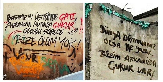 Çukur Dizisinin duvar yazıları