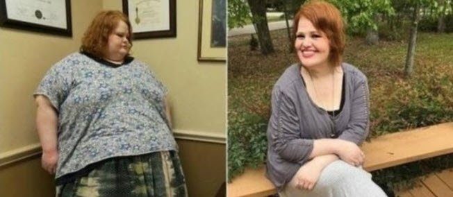 Kocasına kızdıktan sonra 206 kilo verdi! 