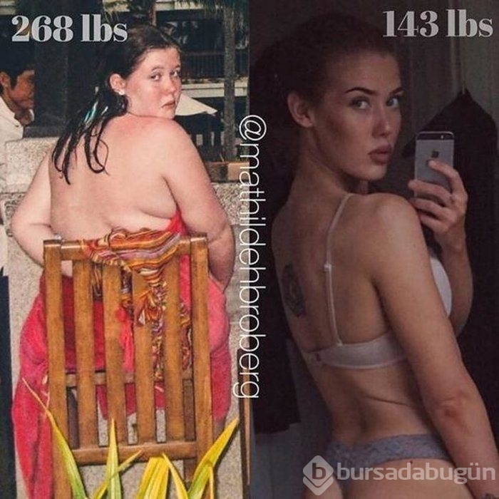 Kocasına kızdıktan sonra 206 kilo verdi! 