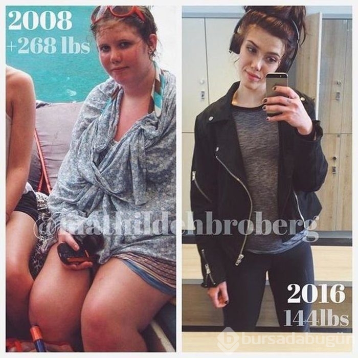 Kocasına kızdıktan sonra 206 kilo verdi! 