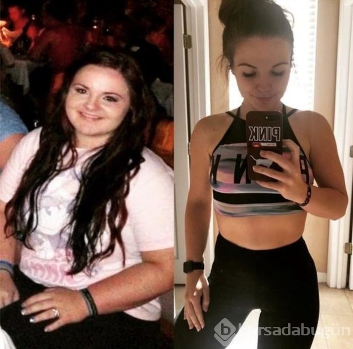 Kocasına kızdıktan sonra 206 kilo verdi! 
