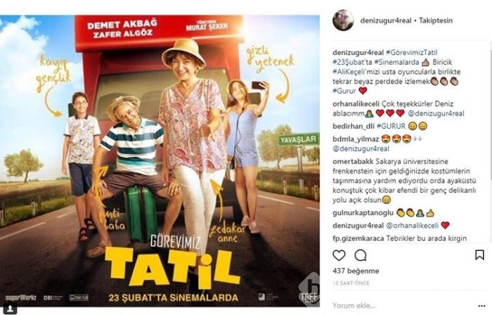 Ünlü isimlerin Instagram paylaşımları (20.02.2018)