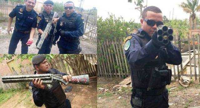 Polislerin ele geçirdiği el yapımı silahlar