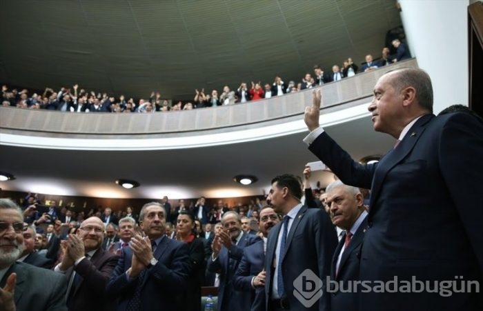 AK Parti grup toplantısında dikkat çeken anlar