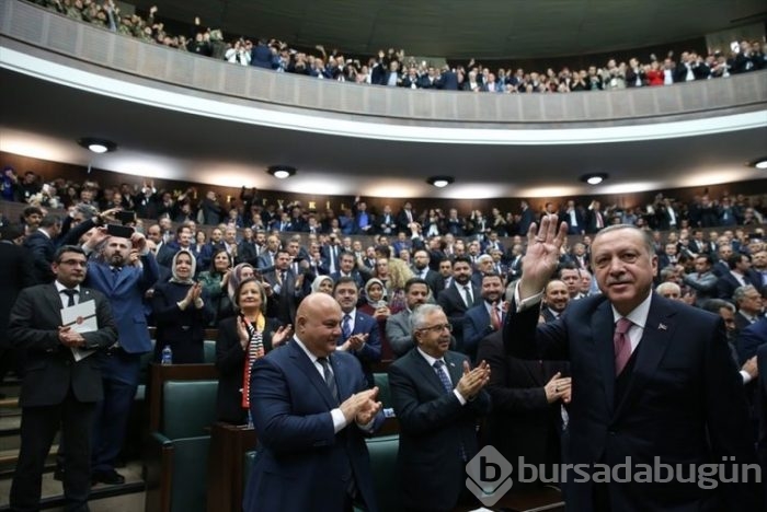 AK Parti grup toplantısında dikkat çeken anlar