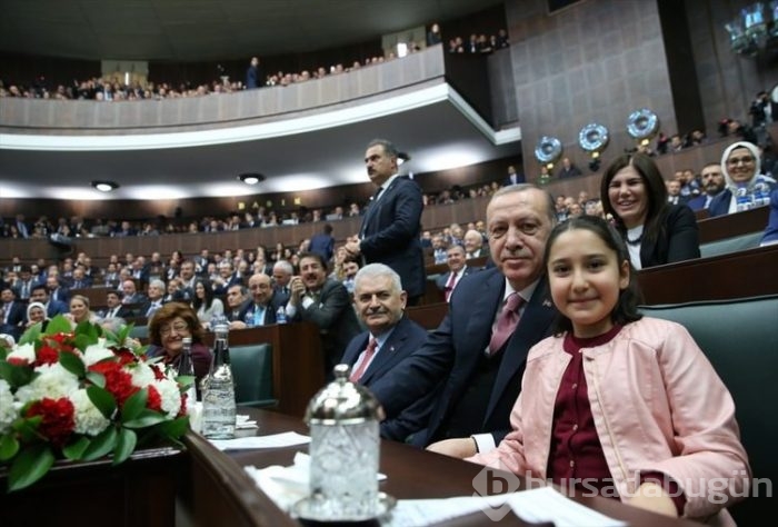 AK Parti grup toplantısında dikkat çeken anlar