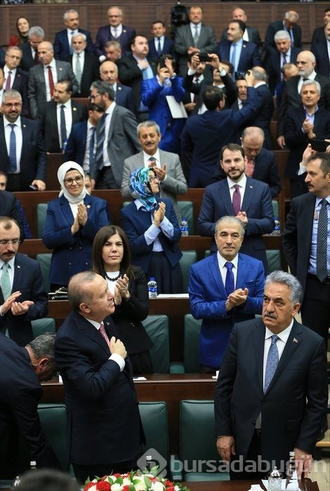 AK Parti grup toplantısında dikkat çeken anlar
